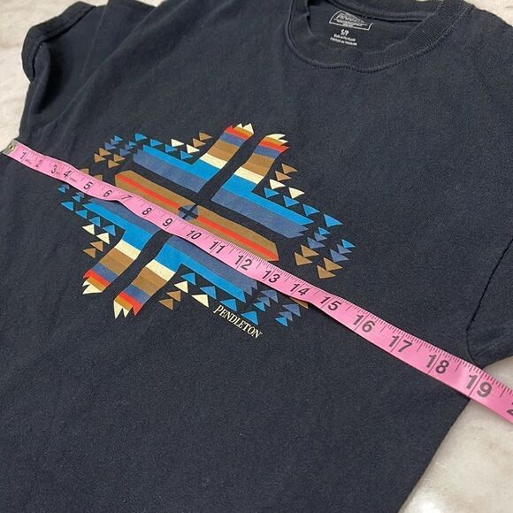 Pendleton Native Blanket Graphic T-Shirt Small Black - Picture 5 of 7